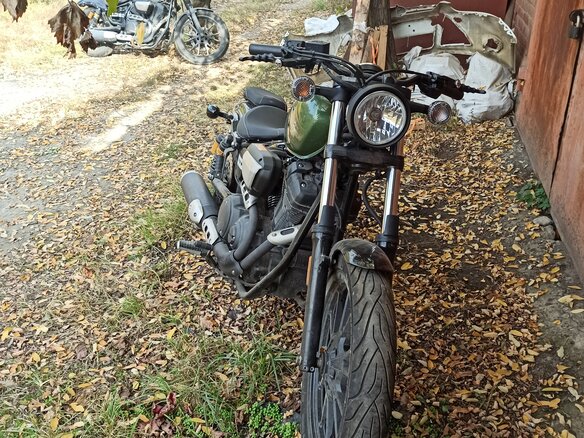 2014 Yamaha XV950 Bolt, зелёный, 600000 рублей - вид 5