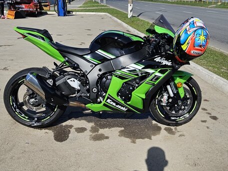 2019 Kawasaki ZX-10R Ninja, зелёный, 1450000 рублей, вид 1