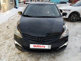 2015 Hyundai Solaris I Рестайлинг, чёрный, 650000 рублей, вид 1