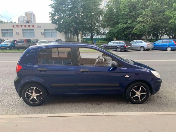 2007 Hyundai Getz I Рестайлинг, синий - вид 4