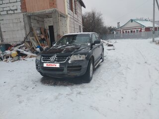 2005 Volkswagen Touareg I, чёрный, 535000 рублей, вид 3