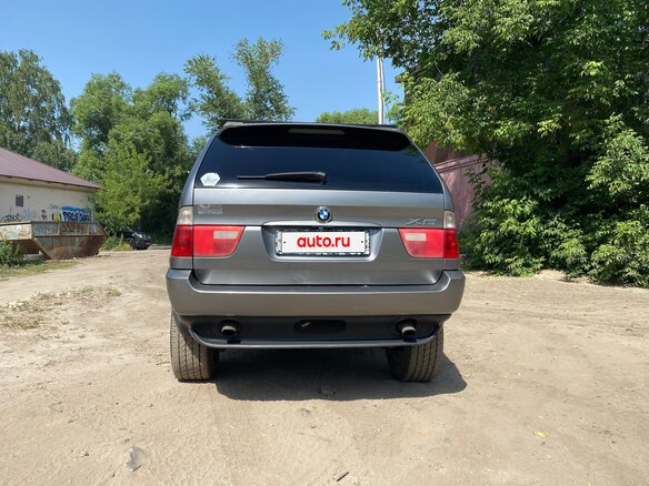2003 BMW X5 3.0i I (E53) Рестайлинг, серый, 800000 рублей - вид 4