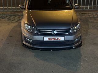 2019 Volkswagen Polo V Рестайлинг, серебристый, 1480000 рублей, вид 2
