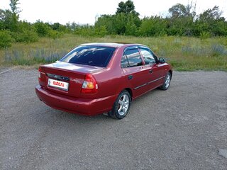 2004 Hyundai Accent ТагАЗ II, красный, 360000 рублей, вид 5