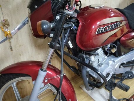 2019 Bajaj Boxer BM 150, красный, 125000 рублей, вид 4