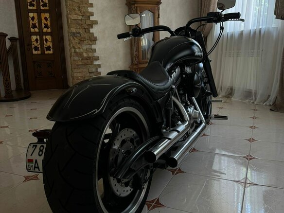 2014 Harley-Davidson Softail Custom, чёрный, 8541730 рублей - вид 5