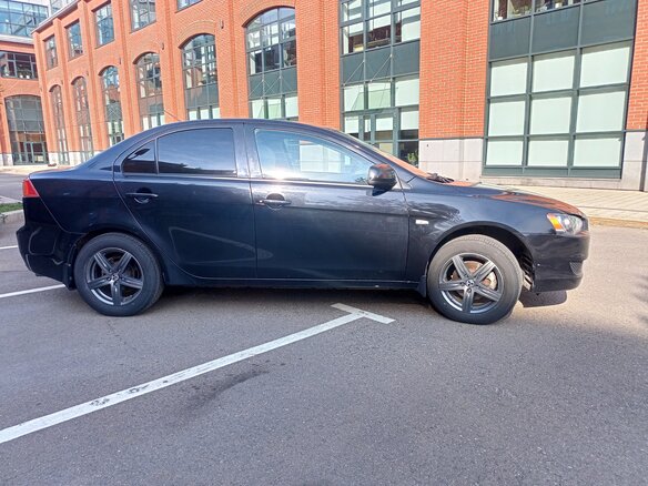 2008 Mitsubishi Lancer X, чёрный, 904995 рублей - вид 4