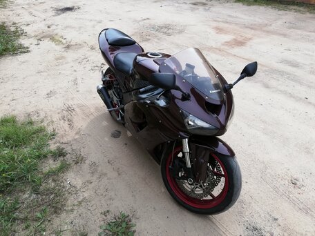 2006 Kawasaki ZX-6 Ninja, коричневый, 385278 рублей, вид 5