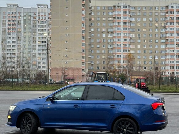 2021 Skoda Rapid II, синий, 1900000 рублей - вид 14