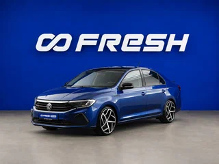2021 Volkswagen Polo VI, синий, 1569444 рублей, вид 5