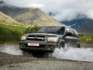2005 Toyota Sequoia I Рестайлинг, серый, 2540000 рублей, вид 1