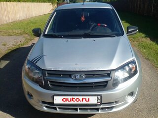 2014 Lada (ВАЗ) Granta I, серебристый, 500000 рублей, вид 2