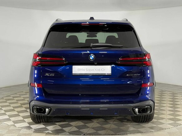 2025 BMW X5 40d IV (G05/G18) Рестайлинг, синий, 17190000 рублей - вид 4