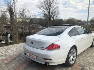 2007 BMW 6 серии 630i II (E63/E64), белый, 1350000 рублей, вид 4