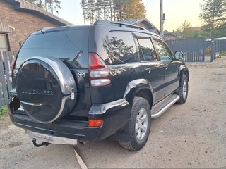 2004 Toyota Land Cruiser Prado 5-speed 120 Series, чёрный, 1550000 рублей, вид 5