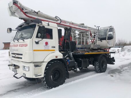2017 КамАЗ АГП (Автовышки), белый, 8500000 рублей, вид 1