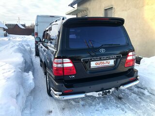2004 Toyota Land Cruiser 100 Series Рестайлинг 1, чёрный, 2999000 рублей, вид 2