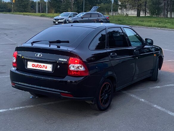 2013 Lada (ВАЗ) Priora I Рестайлинг, чёрный, 302000 рублей - вид 4