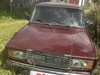 2007 Lada (ВАЗ) 2107, пурпурный, 175000 рублей, вид 1