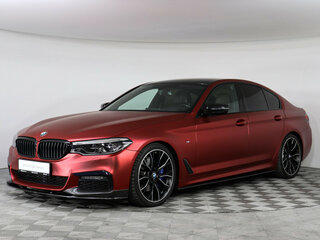 2019 BMW 5 серии 530d xDrive VII (G30/G31/G38), красный, 4950000 рублей, вид 1
