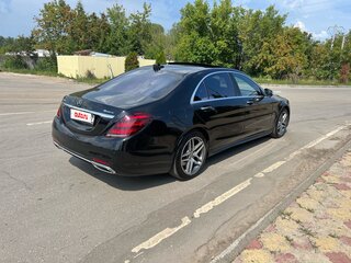 2020 Mercedes-Benz S-Класс 450 Long VI (W222, C217) Рестайлинг, чёрный, 5860000 рублей, вид 4
