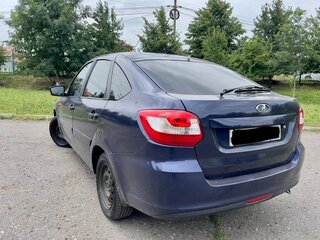 2015 Lada (ВАЗ) Granta I, синий, 460000 рублей, вид 4