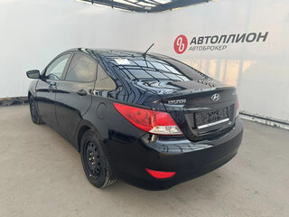 2012 Hyundai Solaris I, чёрный, 573550 рублей, вид 3