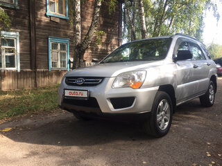 2009 Kia Sportage II Рестайлинг, серебристый, 1200000 рублей, вид 1