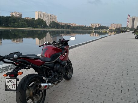 2011 Yamaha XJ6 (FZ6R), красный, 420000 рублей, вид 1