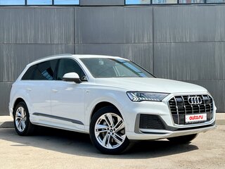 2020 Audi Q7 45 TDI II (4M) Рестайлинг, белый, 7700000 рублей, вид 3