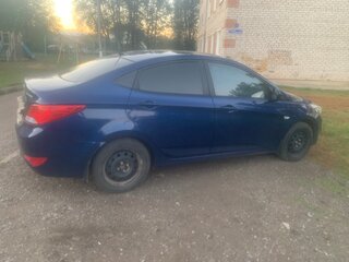 2015 Hyundai Solaris I Рестайлинг, синий, 950000 рублей, вид 3