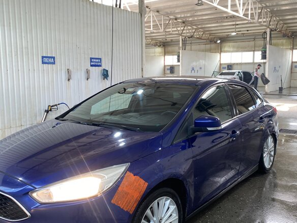 2016 Ford Focus III Рестайлинг, синий, 830000 рублей - вид 5