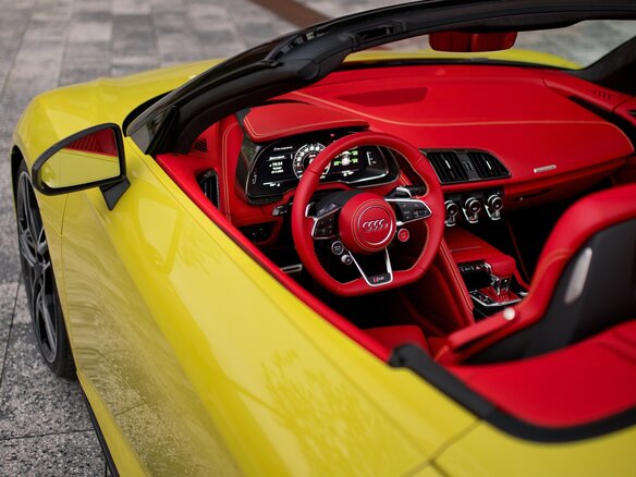 2019 Audi R8 V10 performance II (4S) Рестайлинг, жёлтый, 21500000 рублей - вид 8