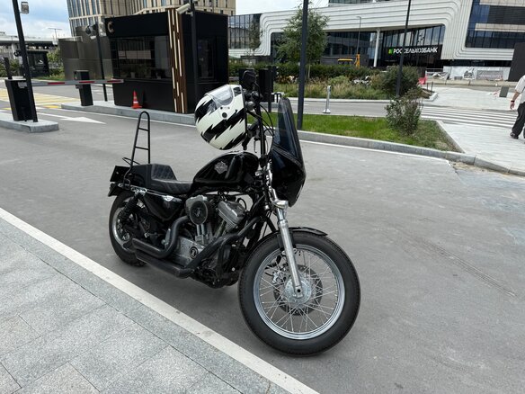 2009 Harley-Davidson Sportster 883, чёрный, 690000 рублей - вид 1