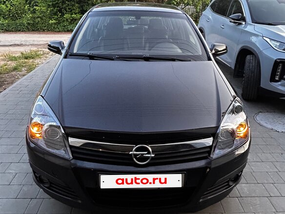 2007 Opel Astra H, чёрный