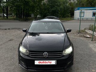 2015 Volkswagen Polo V Рестайлинг, чёрный, 690000 рублей, вид 1