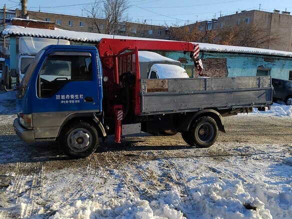 1996 Isuzu Elf (N-series), синий - вид 1