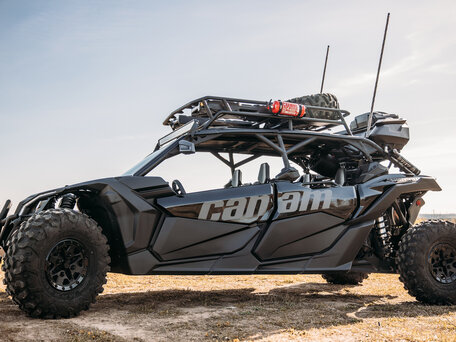 2018 BRP Can-Am Maverick Max X RS Turbo RR, чёрный, 4262324 рублей, вид 3