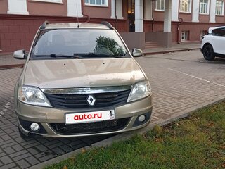 2011 Renault Logan I Рестайлинг, бежевый, 330000 рублей, вид 1