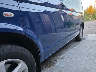 2010 Volkswagen Transporter T5 Рестайлинг, синий, 1450000 рублей, вид 3