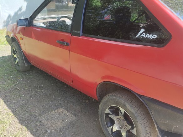 1989 Lada (ВАЗ) 2108, красный, 145000 рублей - вид 1