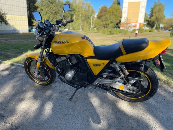 1995 Honda CB 400 Super Four, жёлтый, 335000 рублей - вид 5