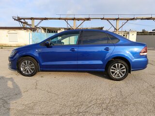 2019 Volkswagen Polo V Рестайлинг, синий, 1410000 рублей, вид 3