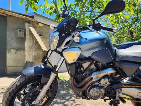 2008 Yamaha MT-03, голубой, 385000 рублей, вид 5