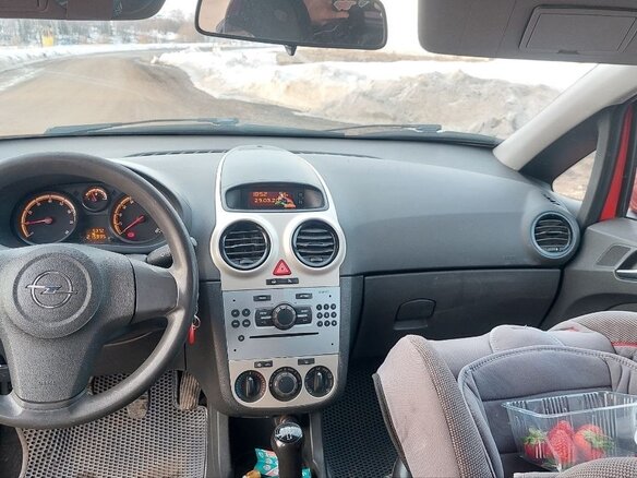 2007 Opel Corsa D, красный, 280000 рублей - вид 7
