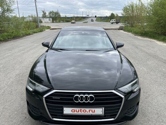 2020 Audi A6 40 TFSI V (C8), чёрный, 2500000 рублей