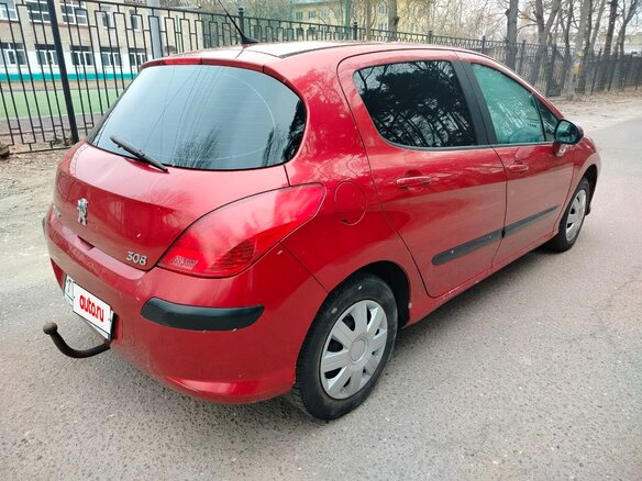2009 Peugeot 308 I, красный, 390000 рублей - вид 6