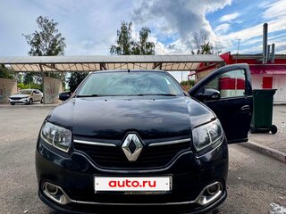 2014 Renault Logan II, чёрный, 620000 рублей, вид 1