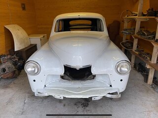 1957 ГАЗ М-20 «Победа», белый, 129000 рублей, вид 1