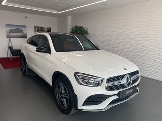 2019 Mercedes-Benz GLC Coupe 300 d I (C253) Рестайлинг, белый, 5500000 рублей, вид 2